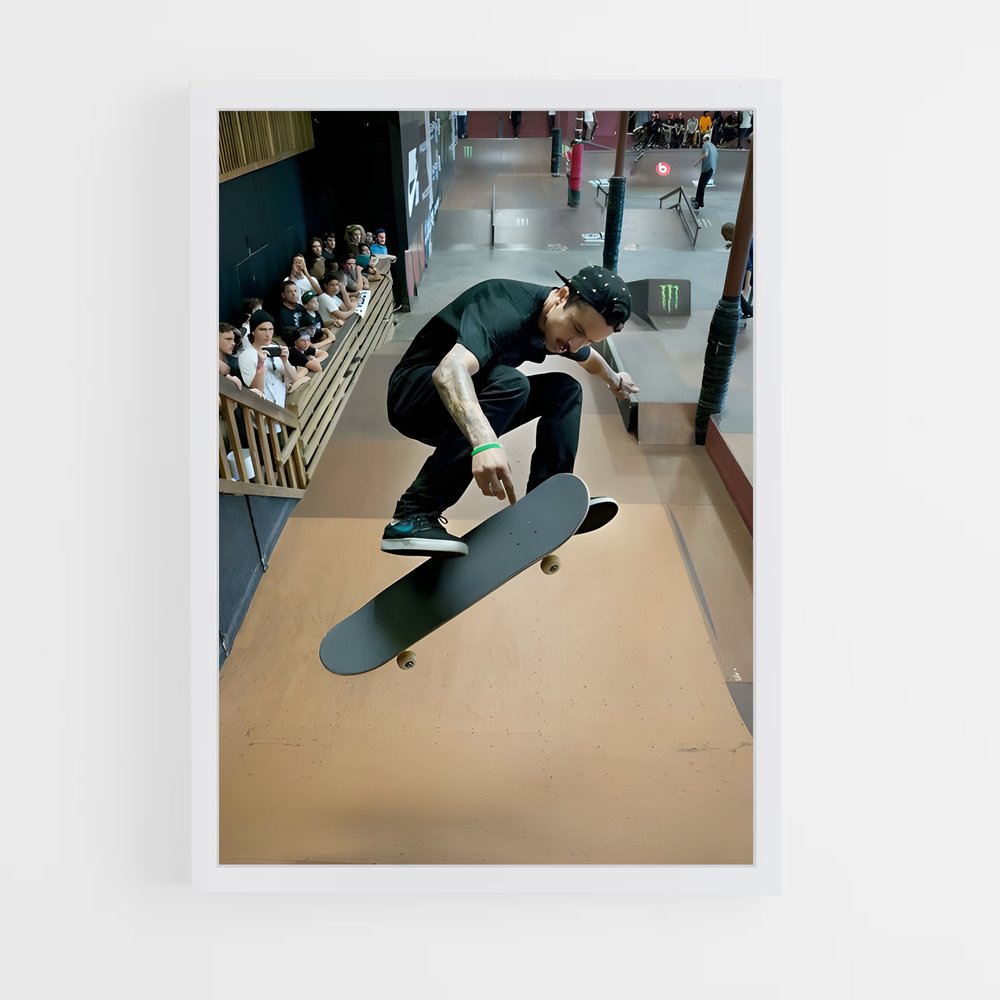 Poster Trickster en Mouvement – affiche Skateboard (vue 3)
